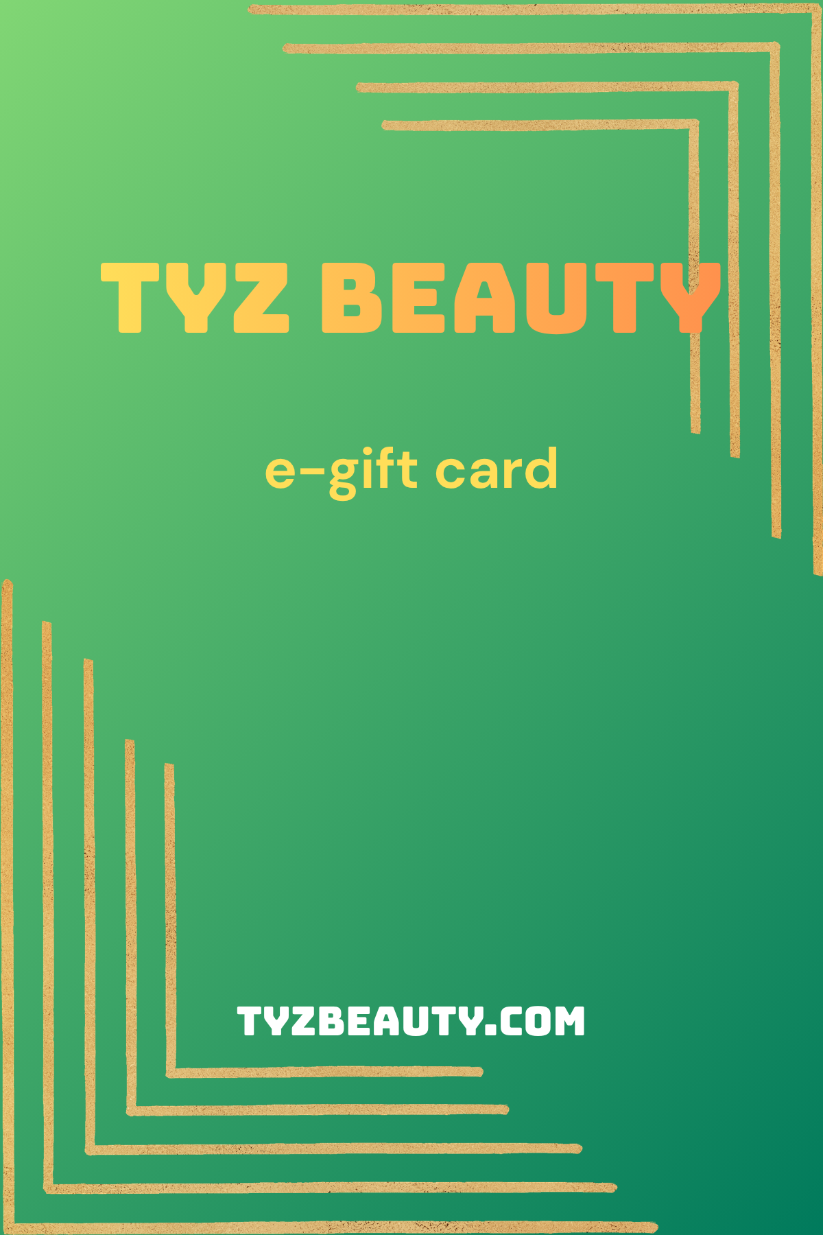 Tyz Beauty E-Gift Card
